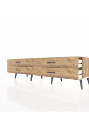 Hyperion TV Ünitesi 4 Çekmeceli  176x44x51 Çam-Aytaşı/Çam
