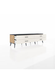 Hyperion TV Ünitesi 4 Çekmeceli  176x44x51 Çam-Antrasit/Aytaşı