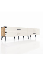 Hyperion TV Ünitesi 4 Çekmeceli  176x44x51 Çam-Antrasit/Aytaşı