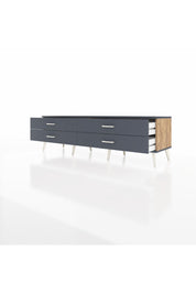 Hyperion TV Ünitesi 4 Çekmeceli  176x44x51 Çam-Antrasit/Antrasit