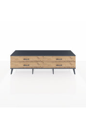 Hyperion TV Ünitesi 4 Çekmeceli  176x44x51 Çam-Antrasit/Çam