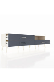 Hyperion TV Ünitesi Tek Raflı 3 Çekmeceli  176x44x51 Aytaşı-Çam/Antrasit