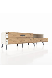 Hyperion TV Ünitesi Tek Raflı 3 Çekmeceli  176x44x51 Aytaşı-Çam/Çam