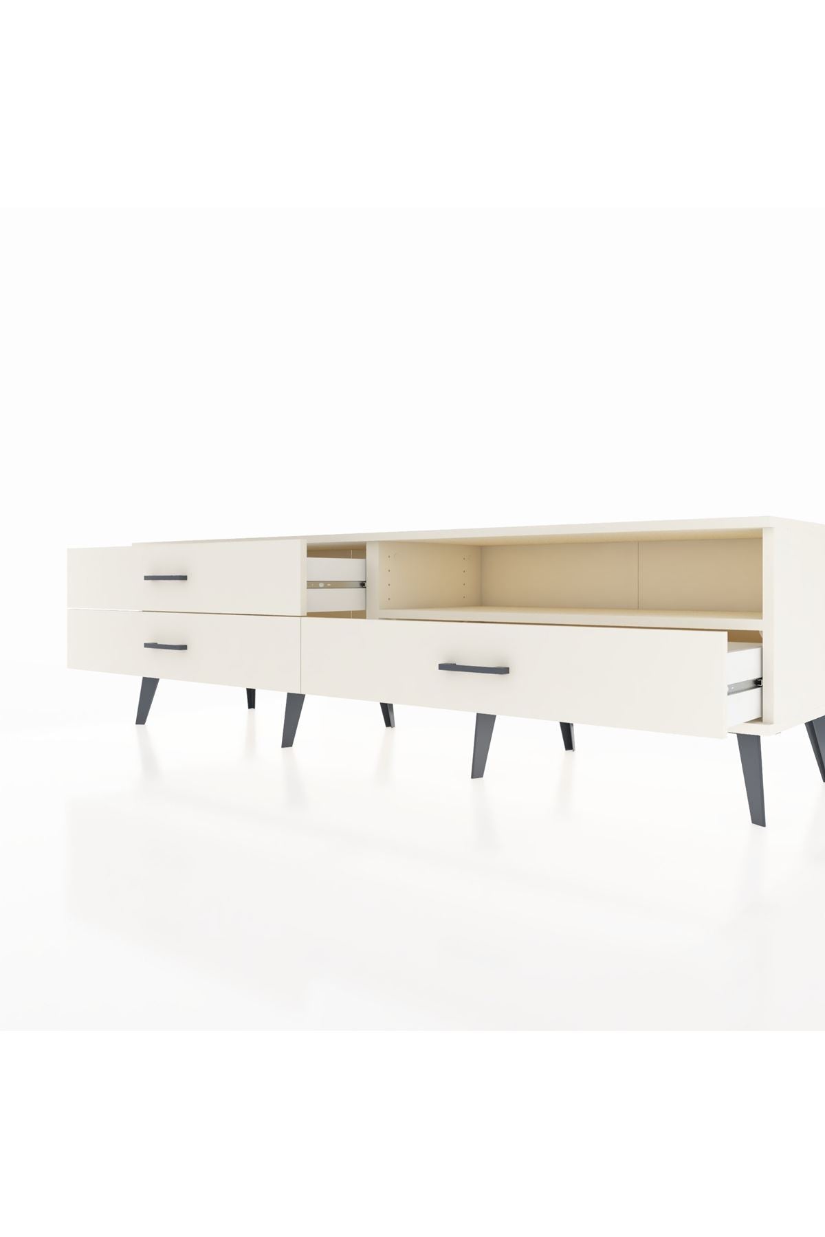 Hyperion TV Ünitesi Tek Raflı 3 Çekmeceli  176x44x51 Aytaşı-Aytaşı/Aytaşı