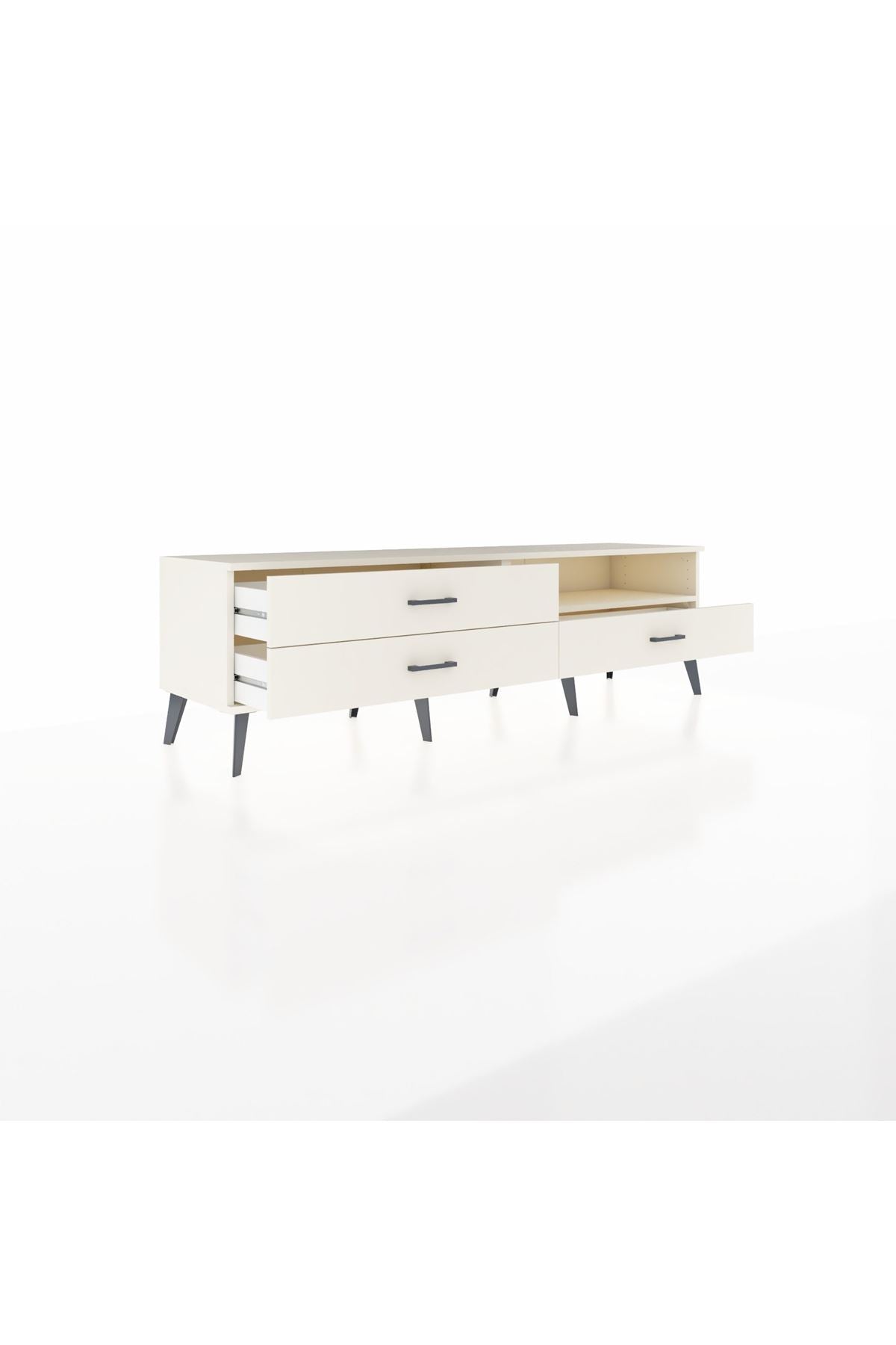 Hyperion TV Ünitesi Tek Raflı 3 Çekmeceli  176x44x51 Aytaşı-Aytaşı/Aytaşı