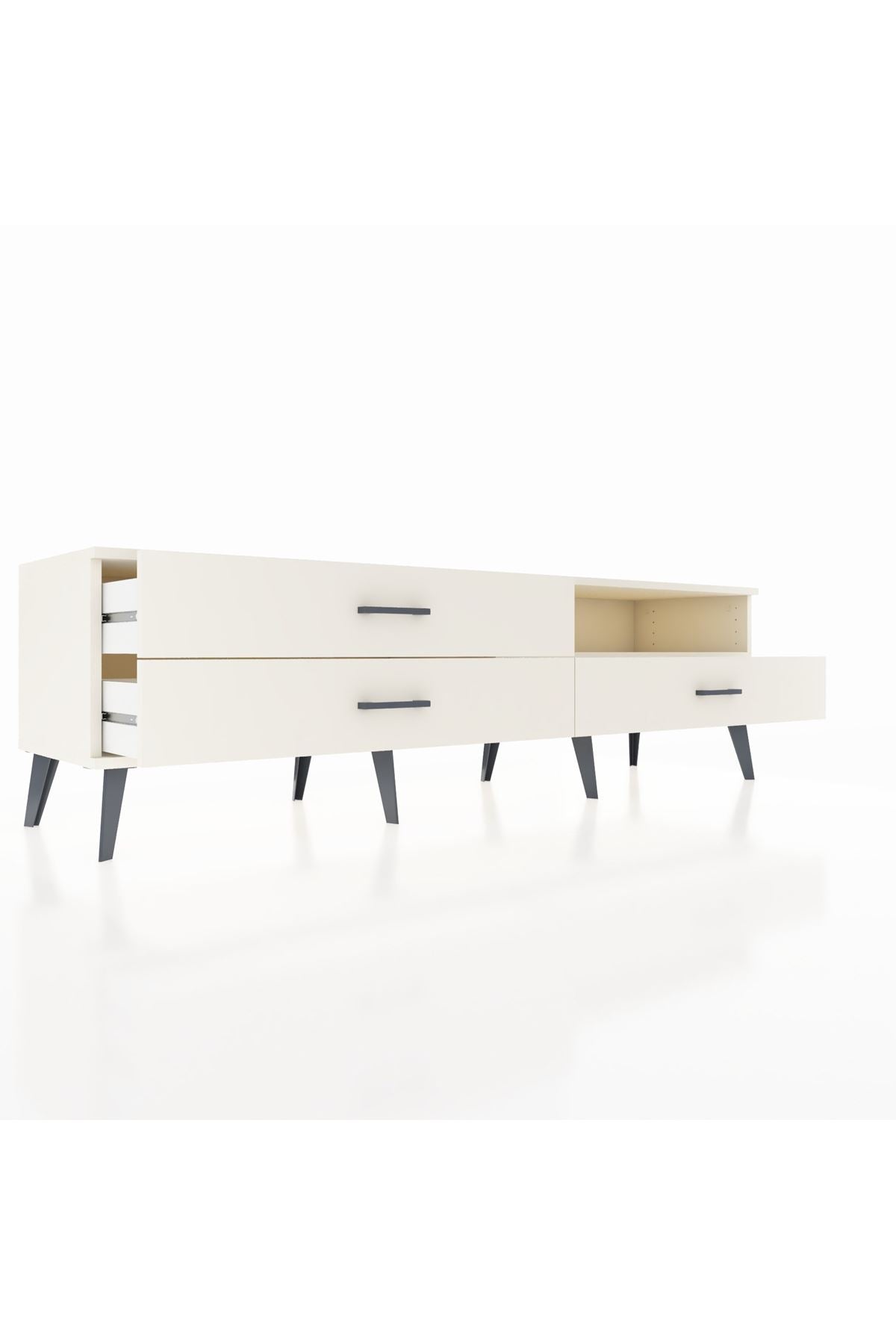 Hyperion TV Ünitesi Tek Raflı 3 Çekmeceli  176x44x51 Aytaşı-Aytaşı/Aytaşı