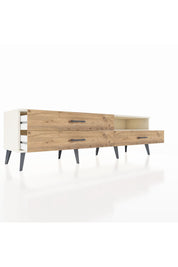 Hyperion TV Ünitesi Tek Raflı 3 Çekmeceli  176x44x51 Aytaşı-Aytaşı/Çam