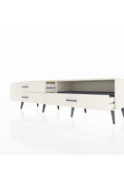 Hyperion TV Ünitesi Tek Raflı 3 Çekmeceli  176x44x51 Aytaşı-Antrasit/Aytaşı