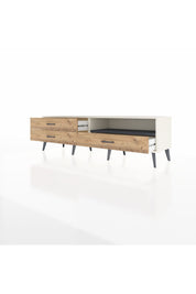 Hyperion TV Ünitesi Tek Raflı 3 Çekmeceli  176x44x51 Aytaşı-Antrasit/Çam