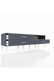 Hyperion TV Ünitesi Tek Raflı 3 Çekmeceli  176x44x51 Antrasit-Çam/Antrasit