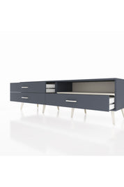 Hyperion TV Ünitesi Tek Raflı 3 Çekmeceli  176x44x51 Antrasit-Aytaşı/Antrasit