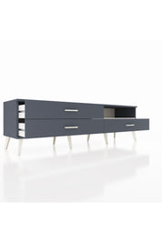 Hyperion TV Ünitesi Tek Raflı 3 Çekmeceli  176x44x51 Antrasit-Aytaşı/Antrasit