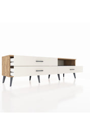 Hyperion TV Ünitesi Tek Raflı 3 Çekmeceli  176x44x51 Çam-Antrasit/Aytaşı