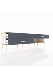 Hyperion TV Ünitesi 3 Çekmeceli  176x44x51 Aytaşı-Çam/Antrasit