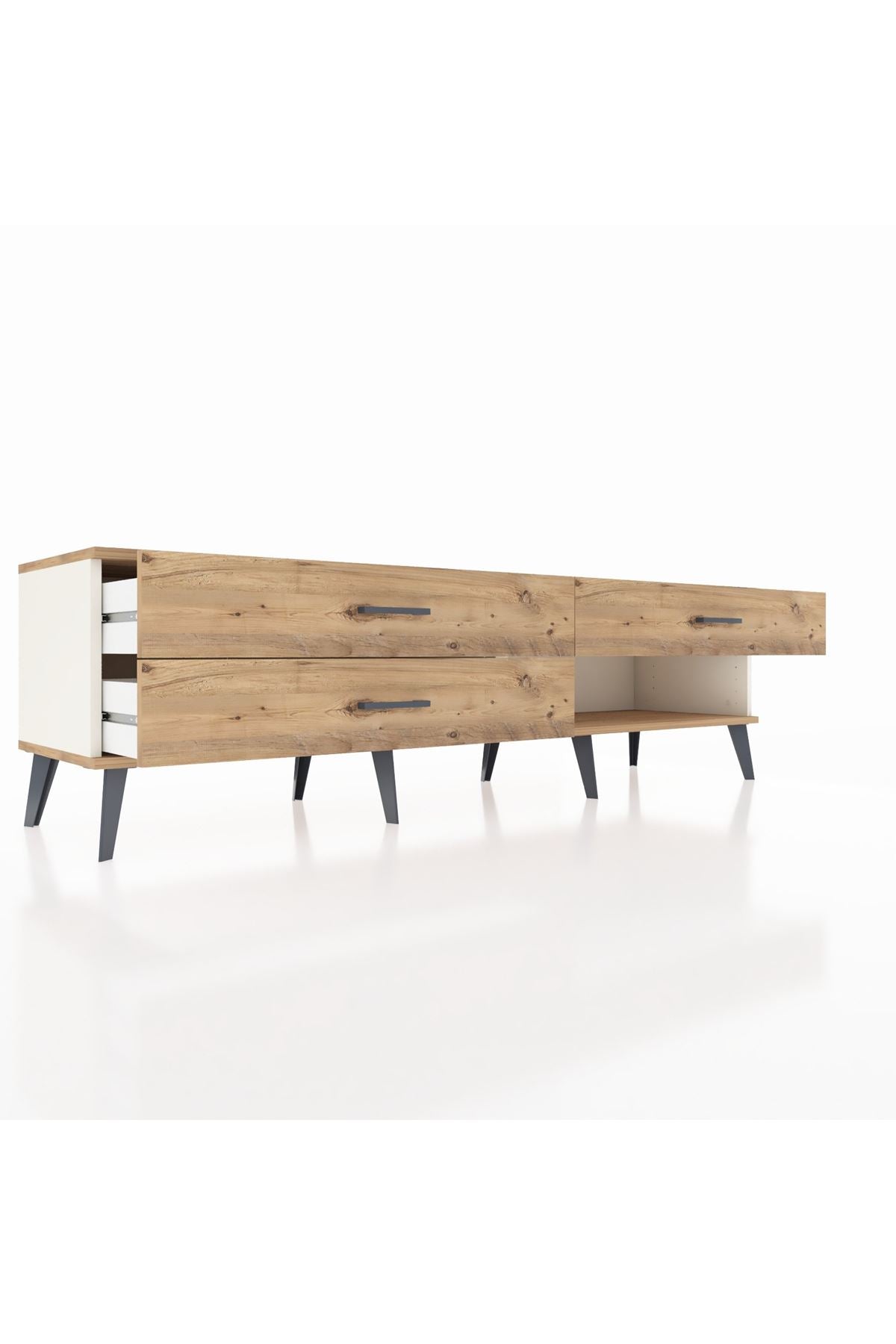 Hyperion TV Ünitesi 3 Çekmeceli  176x44x51 Aytaşı-Çam/Çam