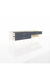 Hyperion TV Ünitesi 3 Çekmeceli  176x44x51 Aytaşı-Aytaşı/Antrasit