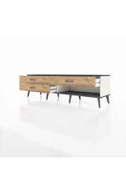 Hyperion TV Ünitesi 3 Çekmeceli  176x44x51 Aytaşı-Antrasit/Çam