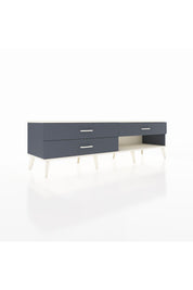 Hyperion TV Ünitesi 3 Çekmeceli  176x44x51 Antrasit-Aytaşı/Antrasit