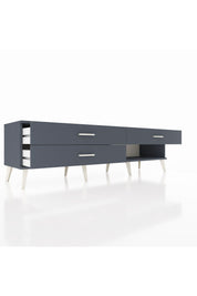 Hyperion TV Ünitesi 3 Çekmeceli  176x44x51 Antrasit-Antrasit/Antrasit