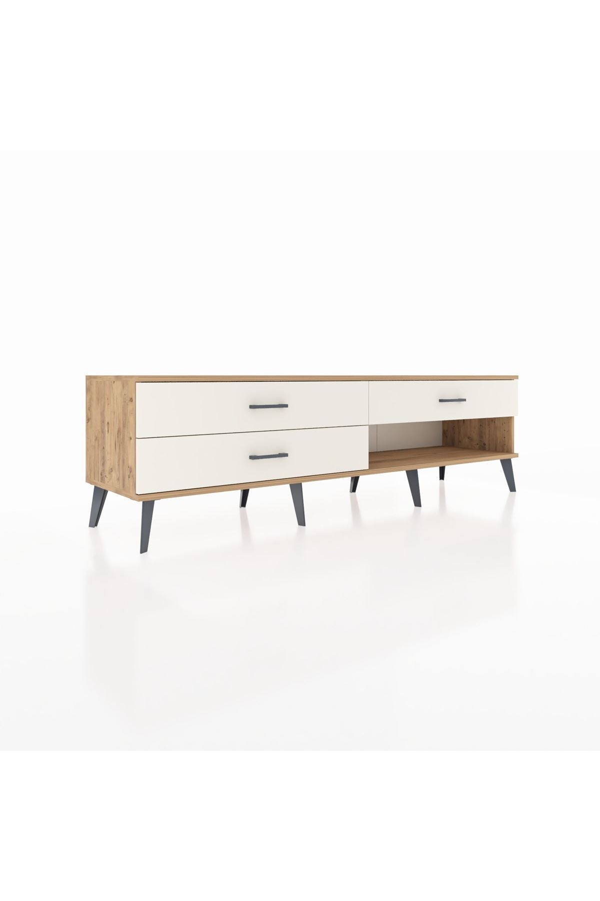 Hyperion TV Ünitesi 3 Çekmeceli  176x44x51 Çam-Çam/Aytaşı