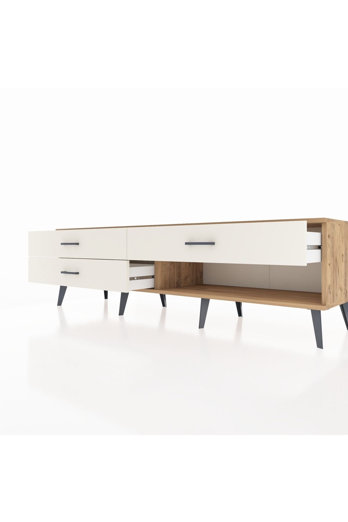 Hyperion TV Ünitesi 3 Çekmeceli  176x44x51 Çam-Çam/Aytaşı