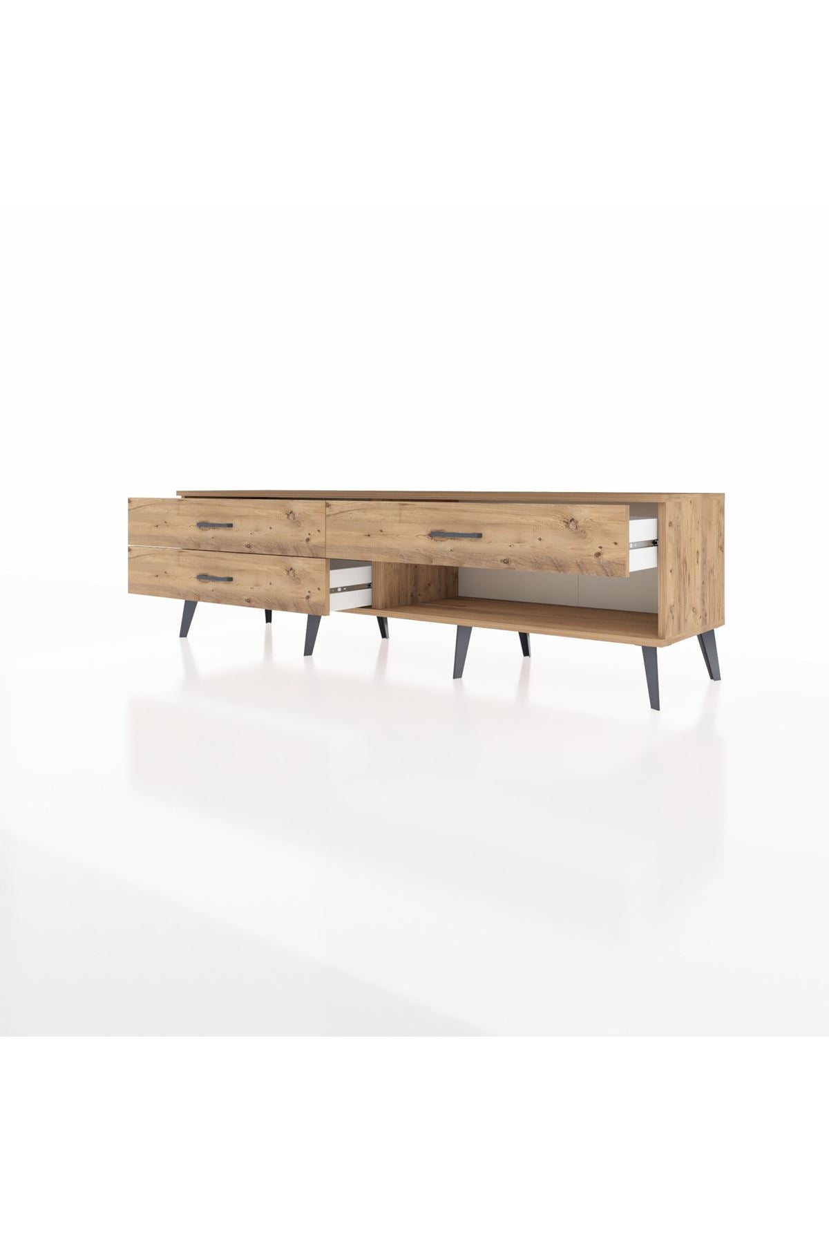 Hyperion TV Ünitesi 3 Çekmeceli  176x44x51 Çam-Çam/Çam