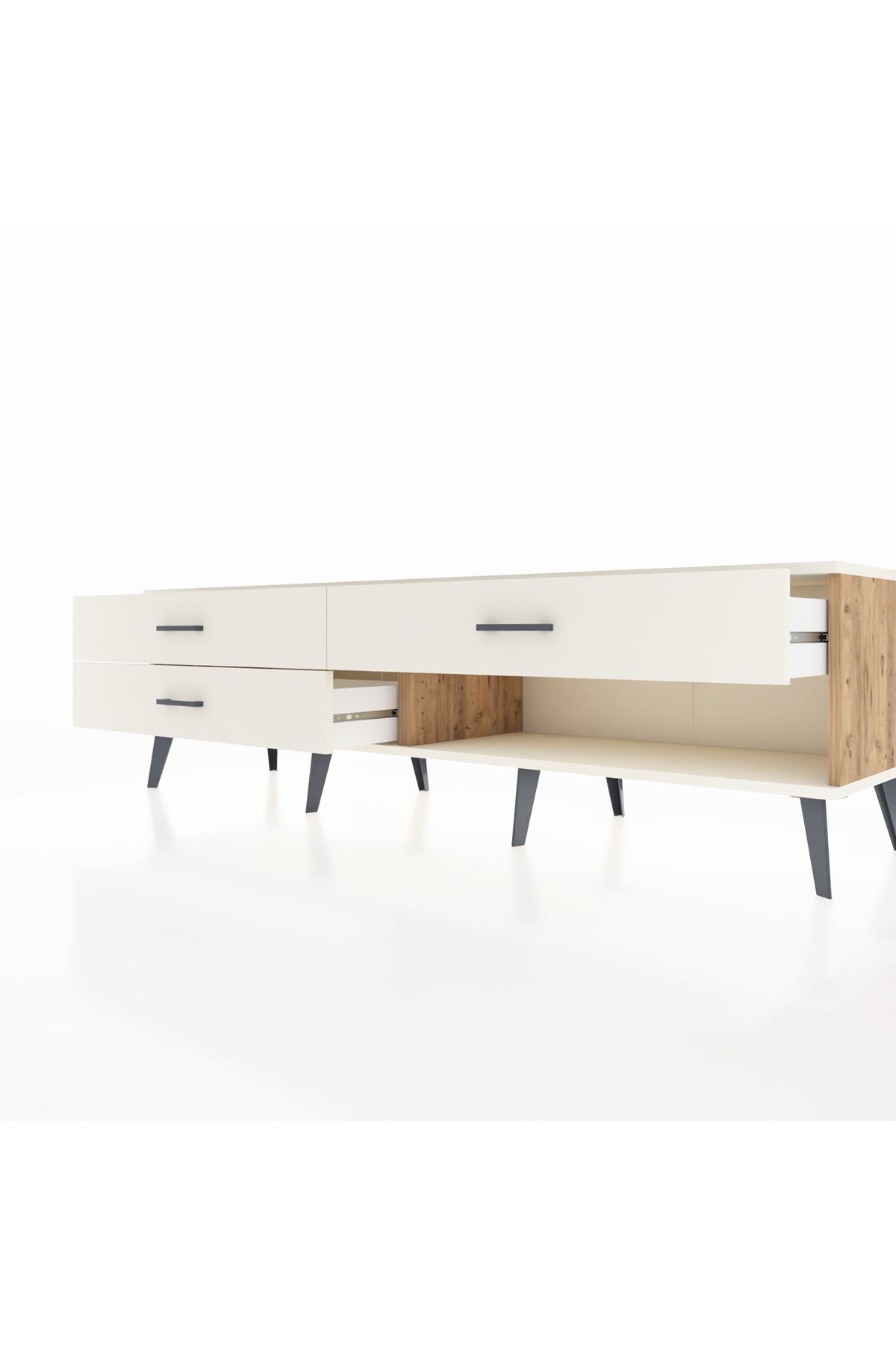 Hyperion TV Ünitesi 3 Çekmeceli  176x44x51 Çam-Aytaşı/Aytaşı