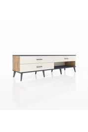 Hyperion TV Ünitesi 3 Çekmeceli  176x44x51 Çam-Antrasit/Aytaşı