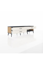 Hyperion TV Ünitesi 3 Çekmeceli  176x44x51 Çam-Antrasit/Aytaşı