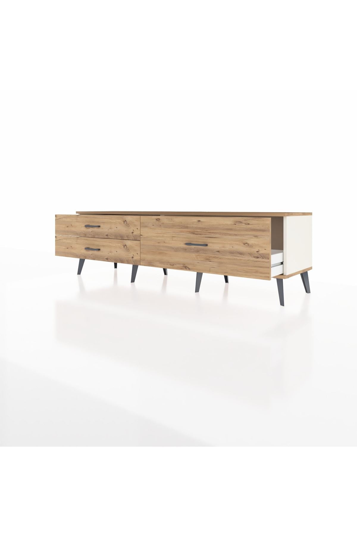 Hyperion TV Ünitesi 3 Çekmeceli  176x44x51 Aytaşı-Çam/Çam