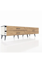 Hyperion TV Ünitesi 3 Çekmeceli  176x44x51 Aytaşı-Antrasit/Çam