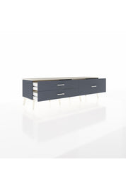 Hyperion TV Ünitesi 3 Çekmeceli  176x44x51 Antrasit-Aytaşı/Antrasit