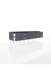 Hyperion TV Ünitesi 3 Çekmeceli  176x44x51 Antrasit-Antrasit/Antrasit