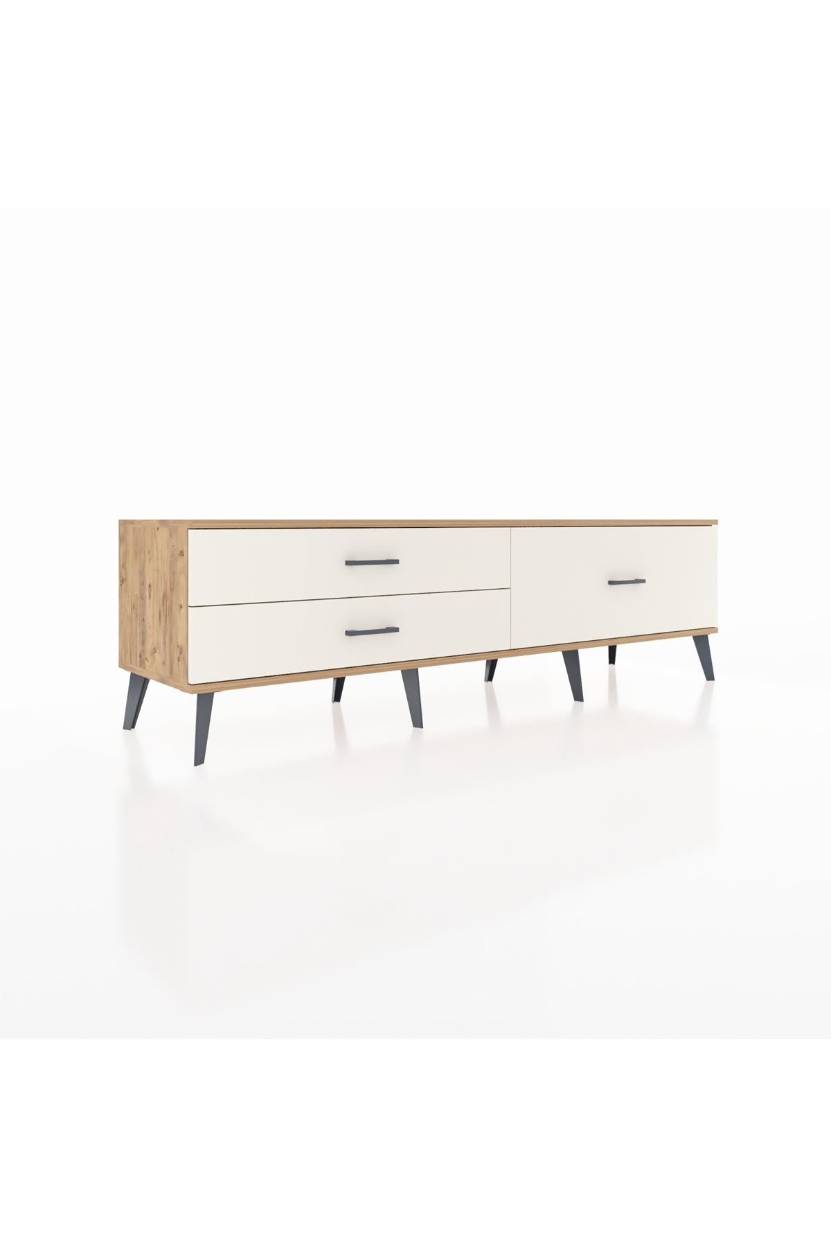 Hyperion TV Ünitesi 3 Çekmeceli  176x44x51 Çam-Çam/Aytaşı