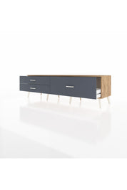 Hyperion TV Ünitesi 3 Çekmeceli  176x44x51 Çam-Çam/Antrasit
