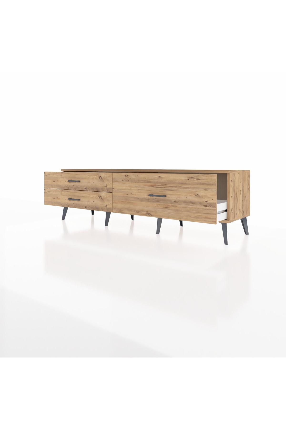 Hyperion TV Ünitesi 3 Çekmeceli  176x44x51 Çam-Çam/Çam