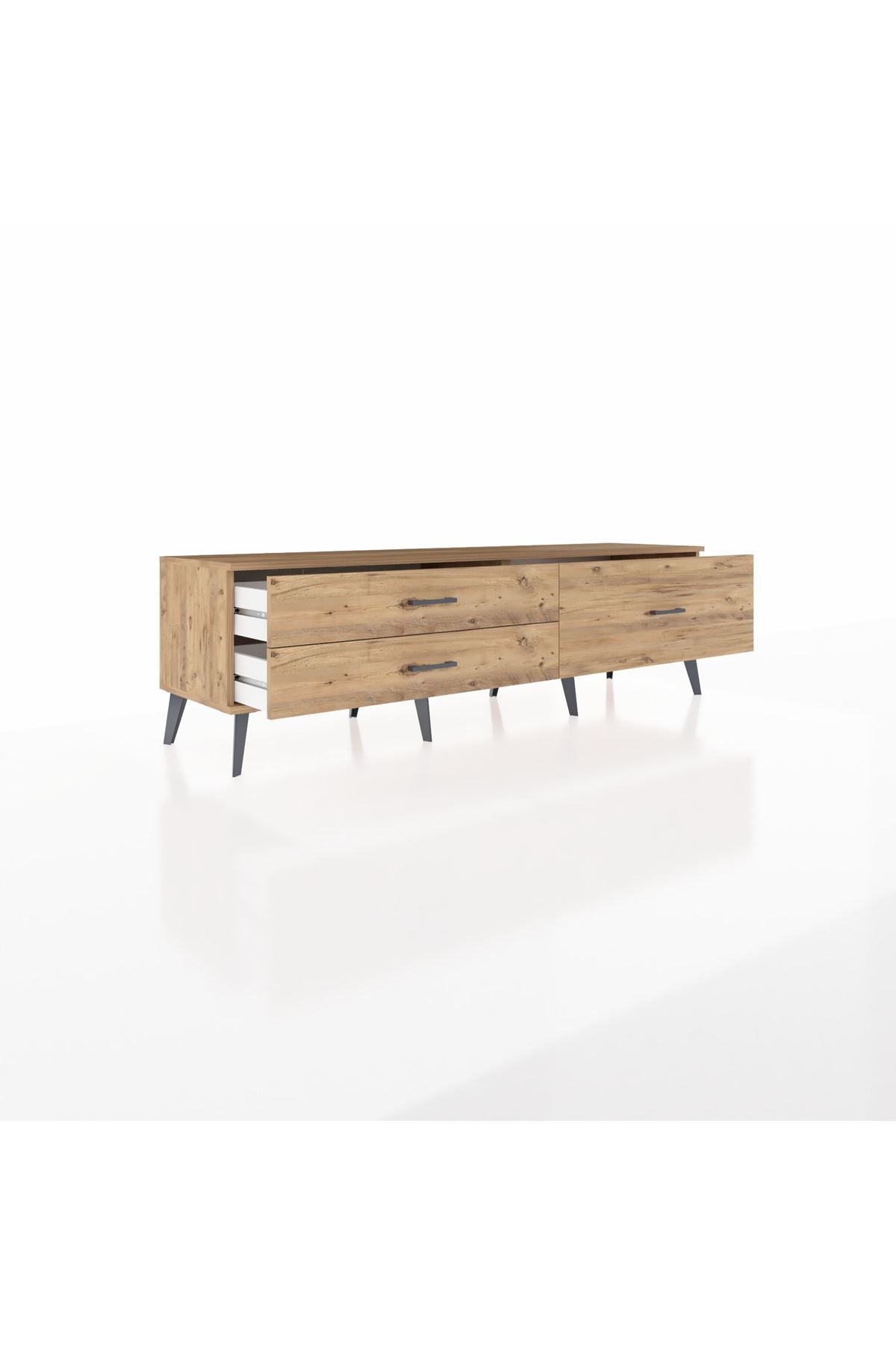 Hyperion TV Ünitesi 3 Çekmeceli  176x44x51 Çam-Çam/Çam