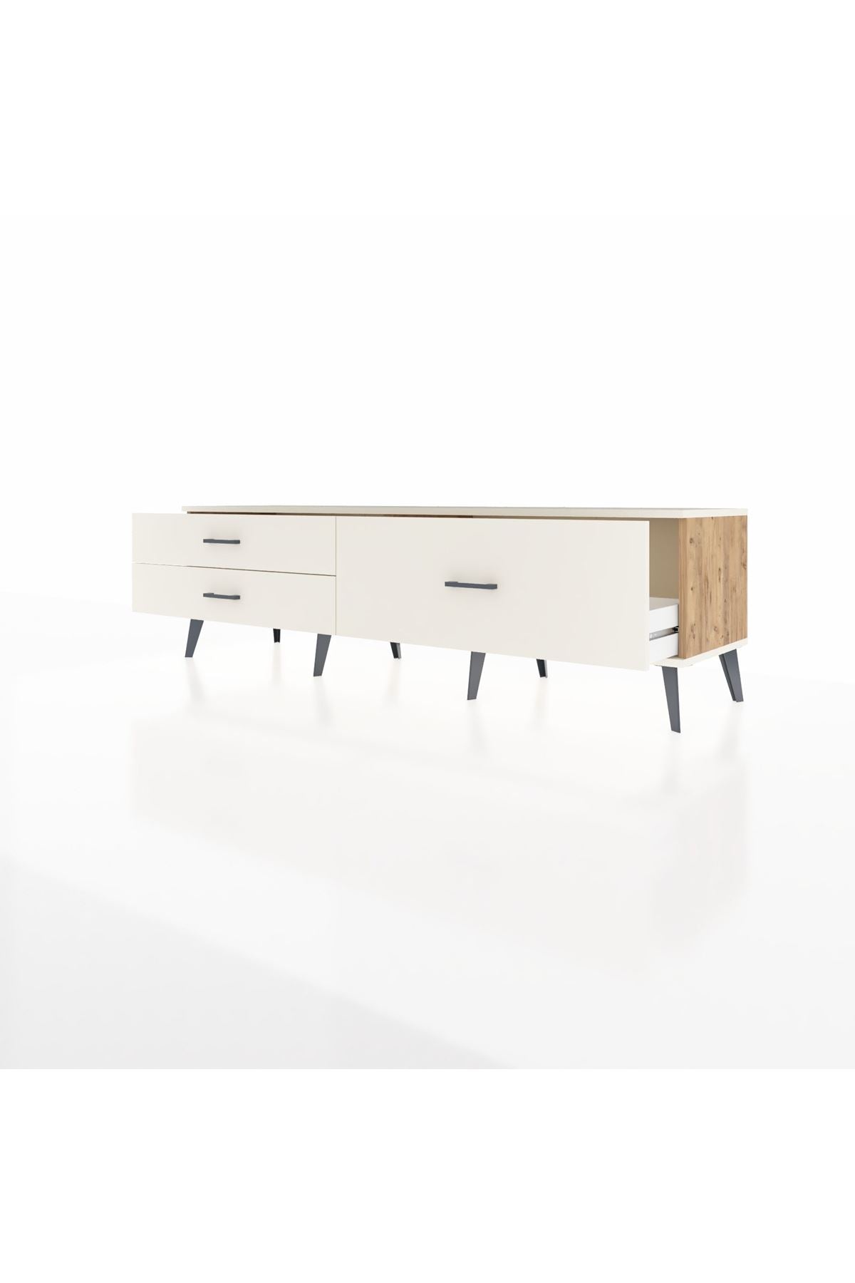 Hyperion TV Ünitesi 3 Çekmeceli  176x44x51 Çam-Aytaşı/Aytaşı