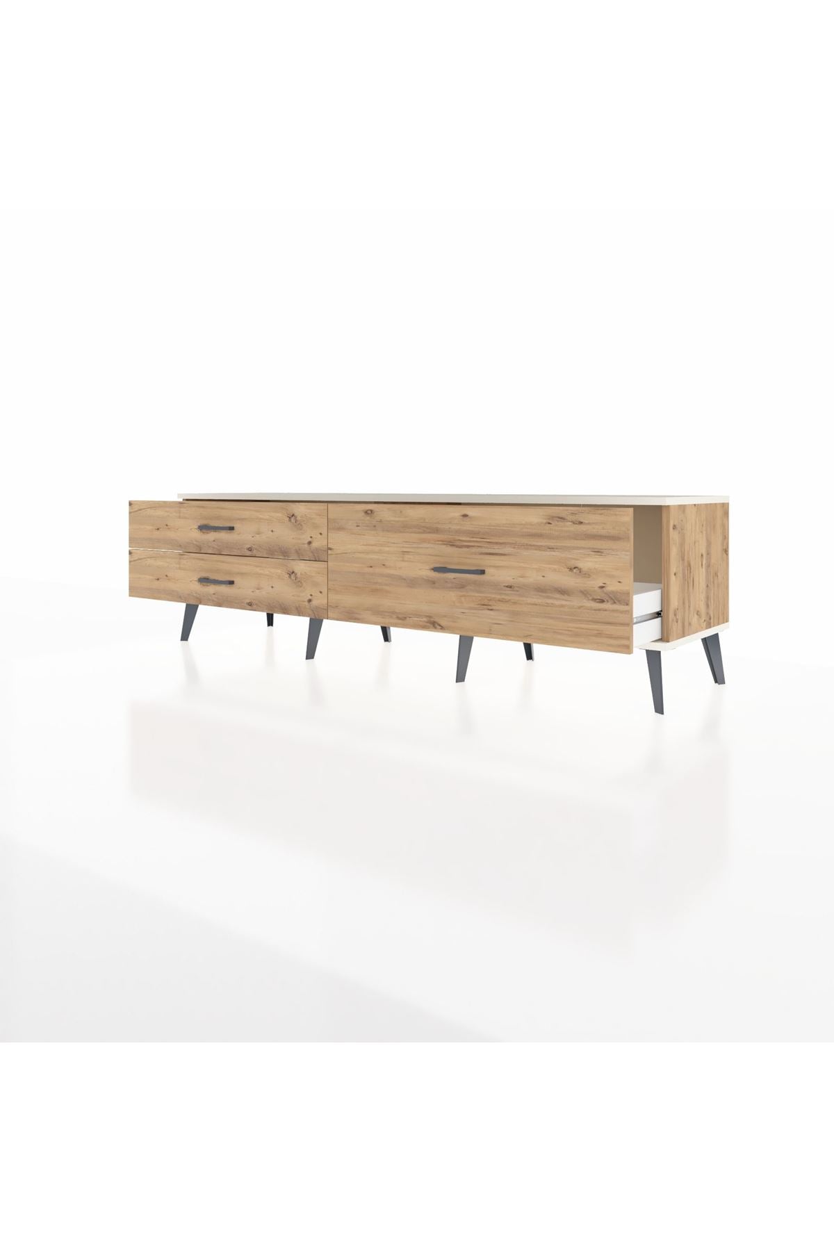 Hyperion TV Ünitesi 3 Çekmeceli  176x44x51 Çam-Aytaşı/Çam