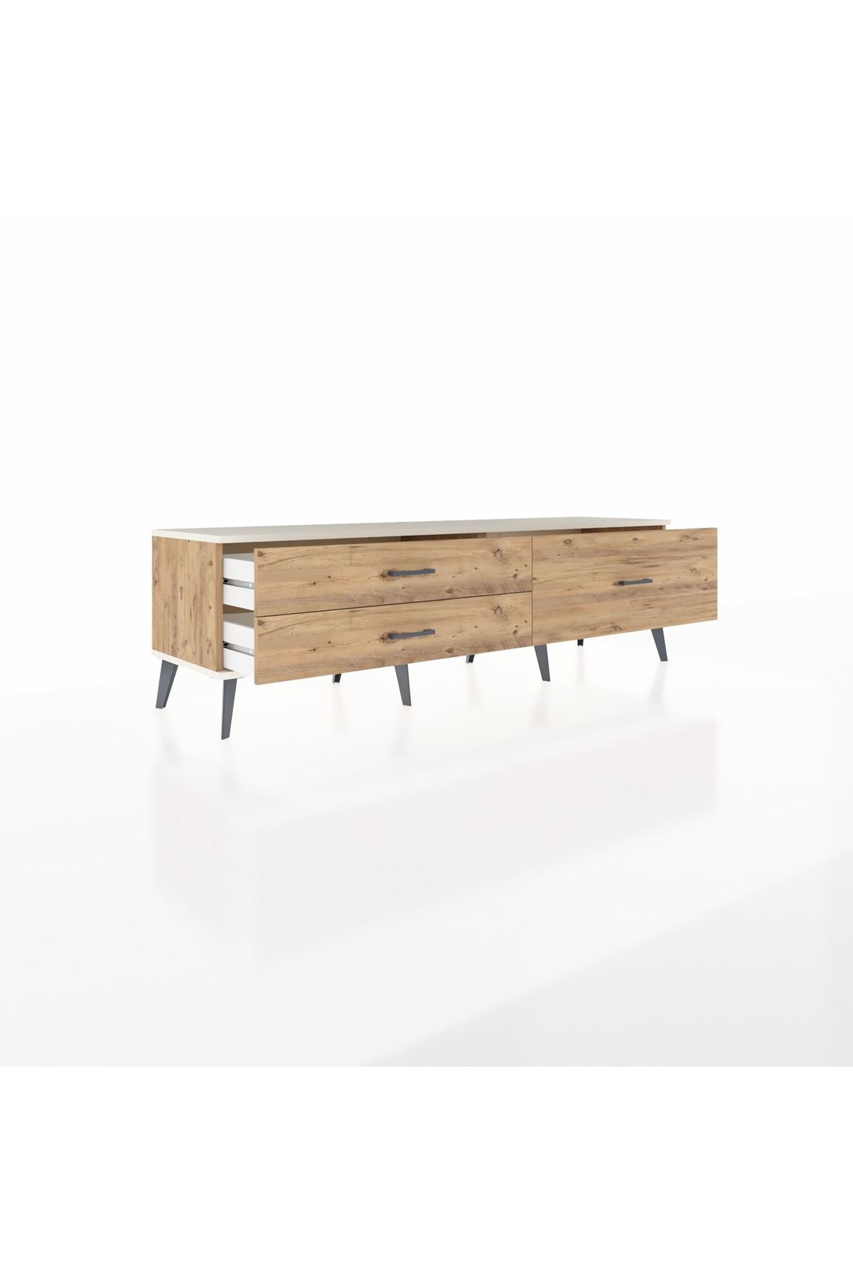 Hyperion TV Ünitesi 3 Çekmeceli  176x44x51 Çam-Aytaşı/Çam