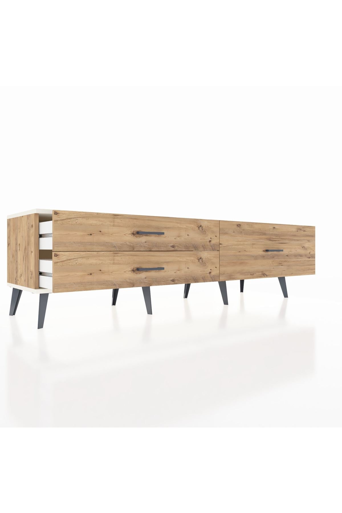 Hyperion TV Ünitesi 3 Çekmeceli  176x44x51 Çam-Aytaşı/Çam