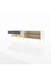 Hyperion TV Ünitesi Tek Raflı Tek Çekmeceli  176x44x51 Aytaşı-Çam/Antrasit