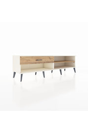 Hyperion TV Ünitesi Tek Raflı Tek Çekmeceli  176x44x51 Aytaşı-Çam/Çam