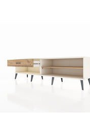 Hyperion TV Ünitesi Tek Raflı Tek Çekmeceli  176x44x51 Aytaşı-Çam/Çam