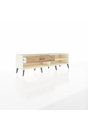 Hyperion TV Ünitesi Tek Raflı Tek Çekmeceli  176x44x51 Aytaşı-Aytaşı/Çam