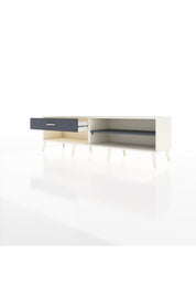 Hyperion TV Ünitesi Tek Raflı Tek Çekmeceli  176x44x51 Aytaşı-Antrasit/Antrasit