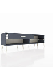 Hyperion TV Ünitesi Tek Raflı Tek Çekmeceli  176x44x51 Antrasit-Aytaşı/Antrasit