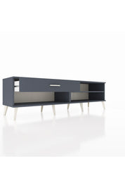 Hyperion TV Ünitesi Tek Raflı Tek Çekmeceli  176x44x51 Antrasit-Antrasit/Antrasit