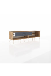 Hyperion TV Ünitesi Tek Raflı Tek Çekmeceli  176x44x51 Çam-Çam/Antrasit