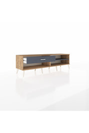 Hyperion TV Ünitesi Tek Raflı Tek Çekmeceli  176x44x51 Çam-Antrasit/Antrasit